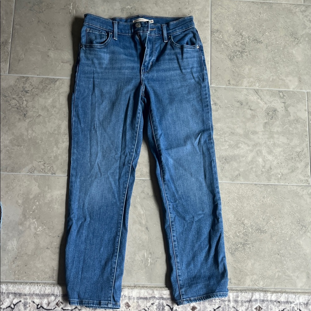 Levi's Blue Straight Leg Women's Jeans